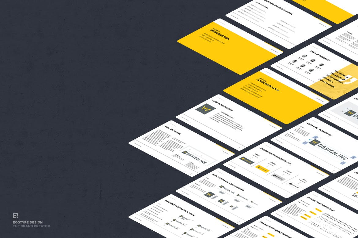 多功能品牌手册PPT模板下载(PPTX)