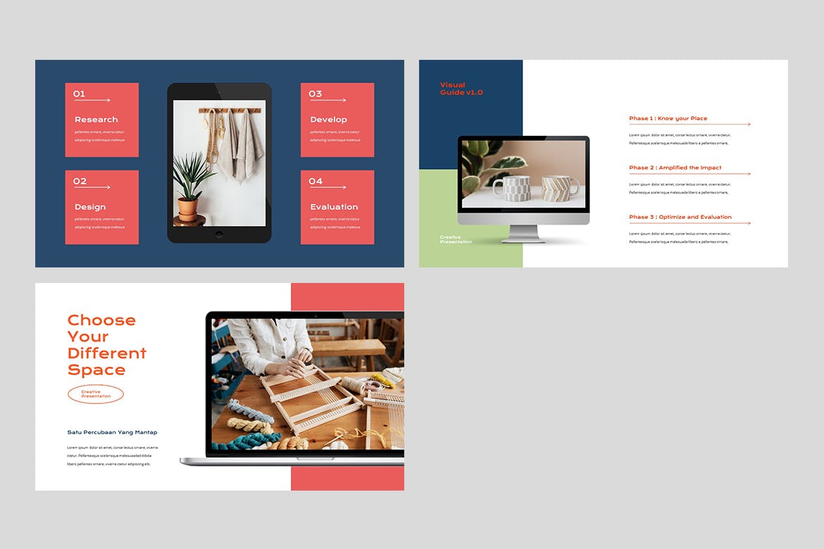 时尚高端简约专业的高品质多用途清新创意powerpoint幻灯片演示模板(pptx)