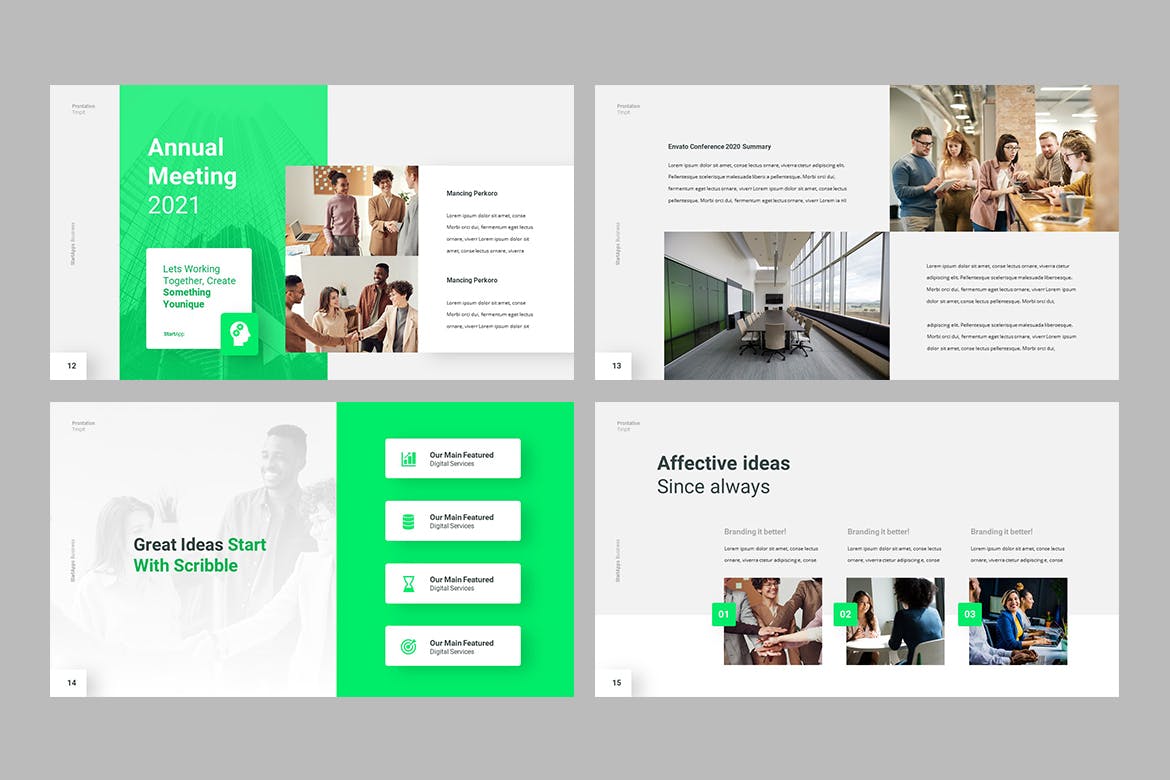 用于多用途演示的专业PPT模板(PPTX)