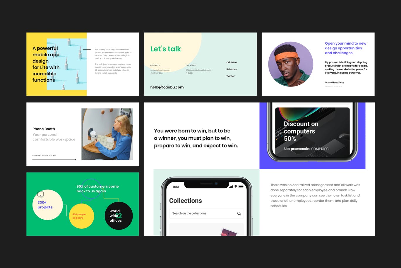 时尚高端简约多用途的现代流行风格powerpoint提案幻灯片演示模板（pptx）