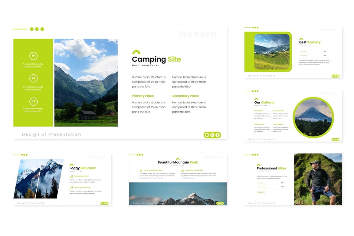 简约时尚高端清新多用途的powerpoint幻灯片演示模板（pptx）