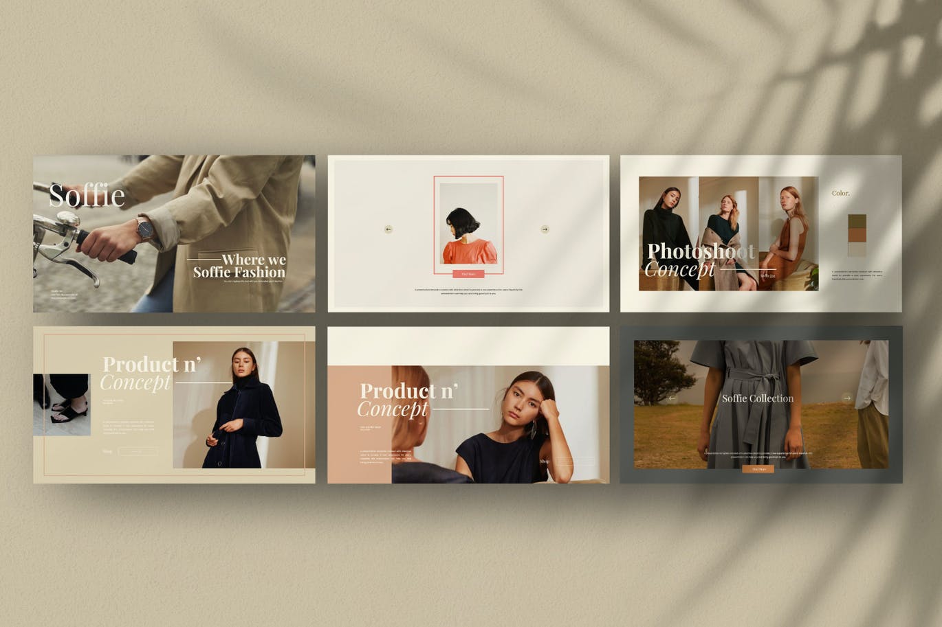 优雅时尚高端简约Google Slides谷歌幻灯片演示模板（pptx）