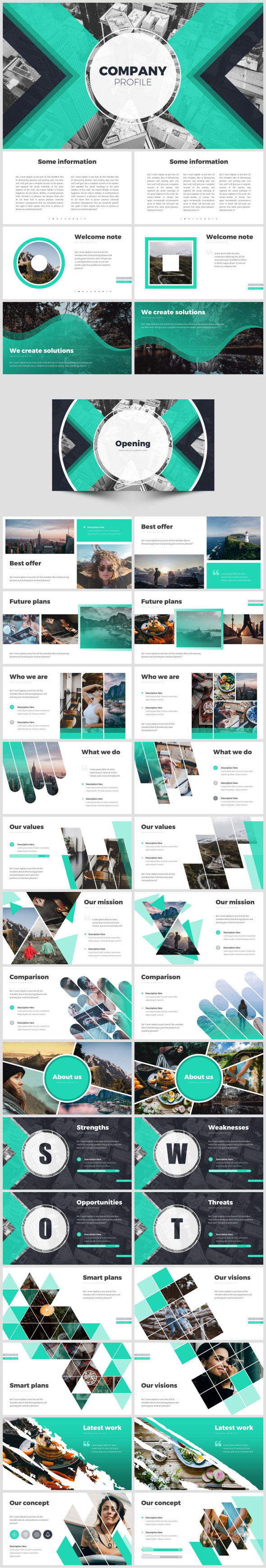 3款企业多用途动画PPT演示幻灯片模板
