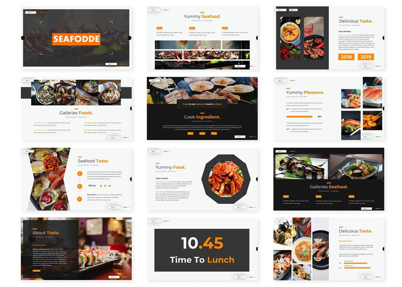 时尚高端多用途的高品质powerpoint幻灯片演示模板（pptx）