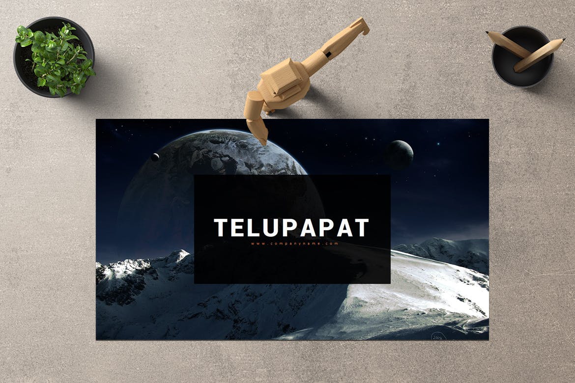 干净简单的极简主义PPT模板下载[PPTX]