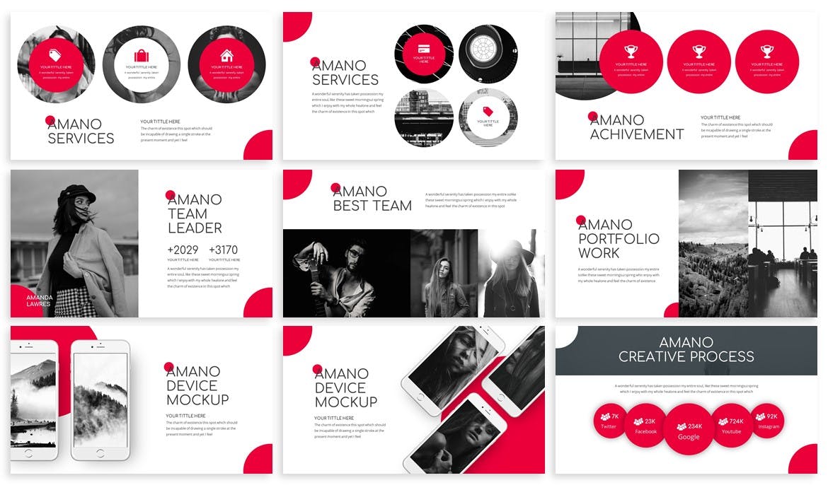 酷炫的有创意的PPT模板下载（PPTX）