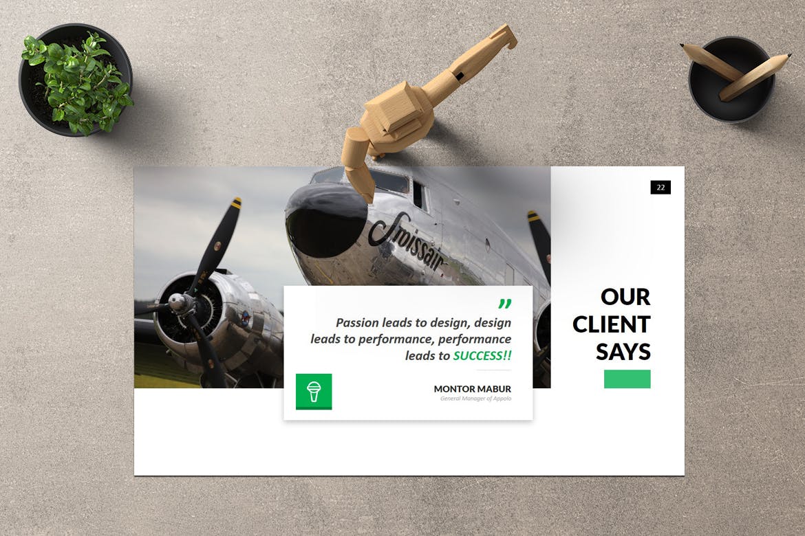 干净用途广泛的设计PPT模板下载（PPTX）