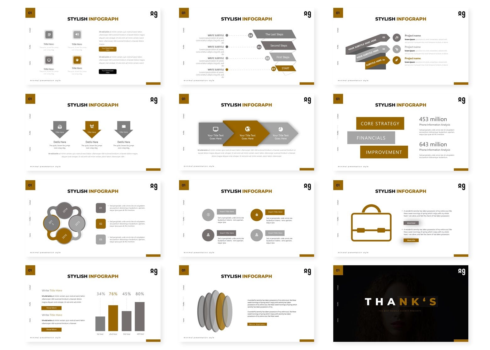 时尚高端的PPT模板下载(PPTX)