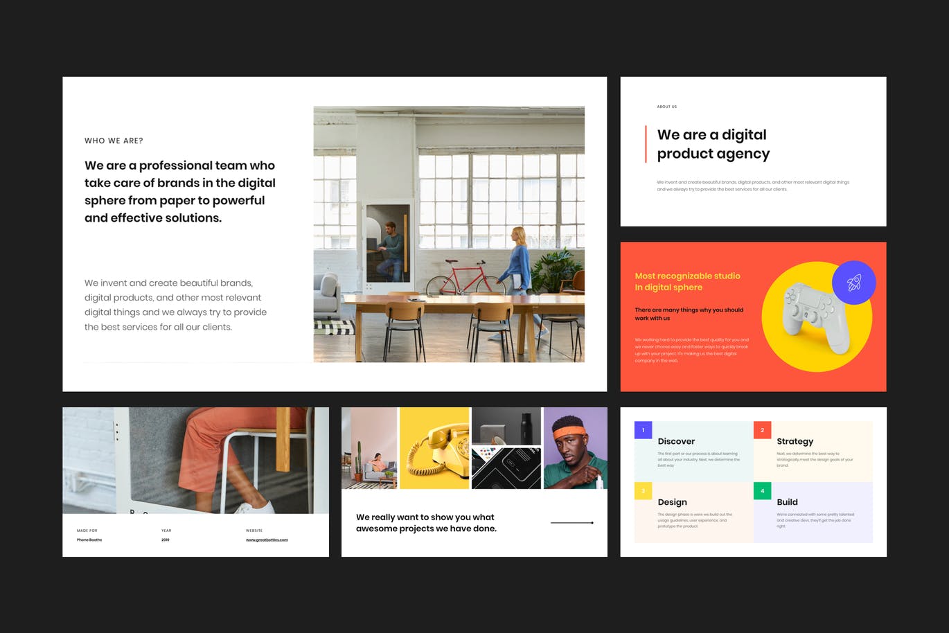 时尚高端简约多用途的现代流行风格powerpoint提案幻灯片演示模板（pptx）