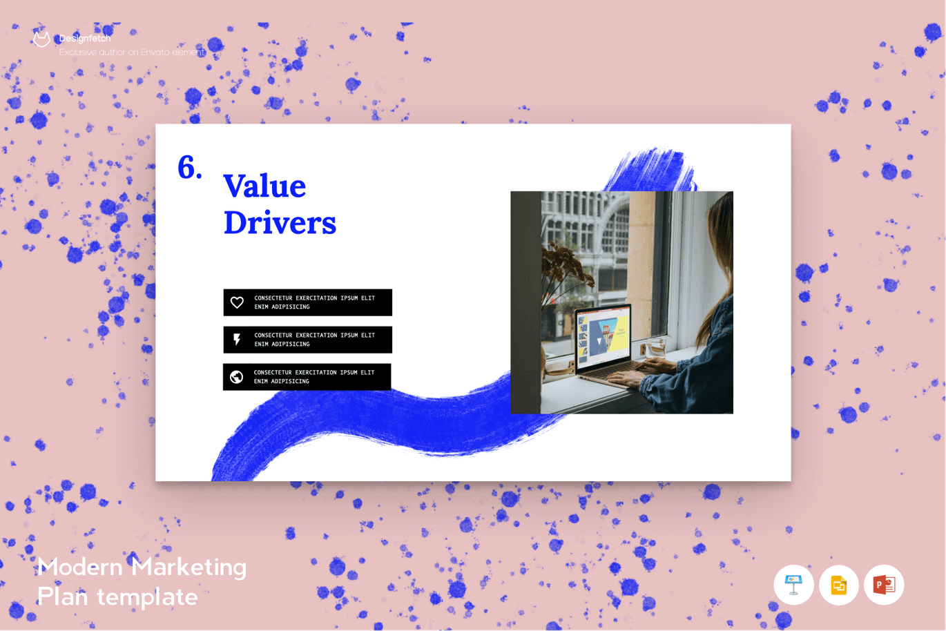 现代营销计划书设计模板下载（PPTX,KEy）