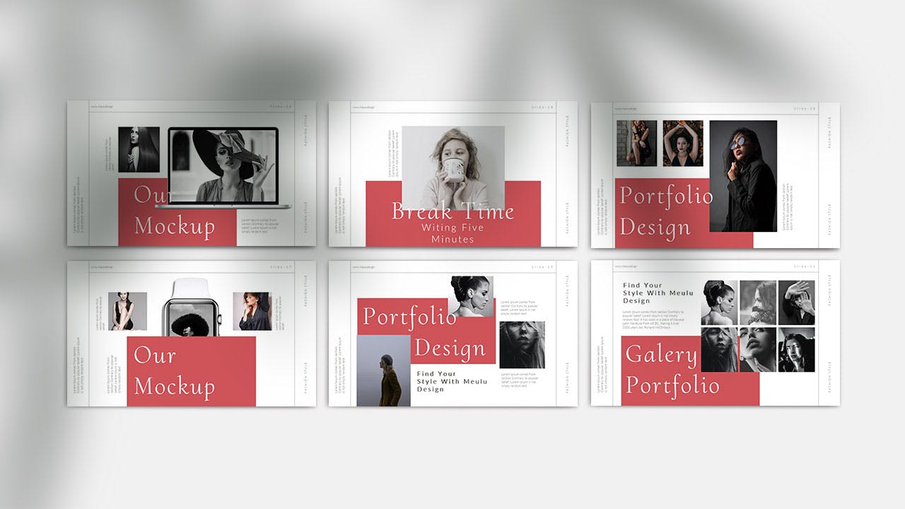 时尚大图PPT模板下载(PPTX)