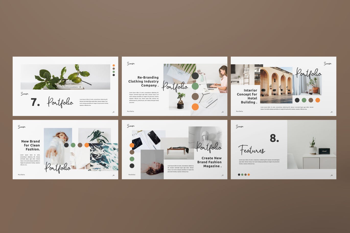 时尚高端专业优雅的高品质多用途powerpoint幻灯片演示模板（pptx）