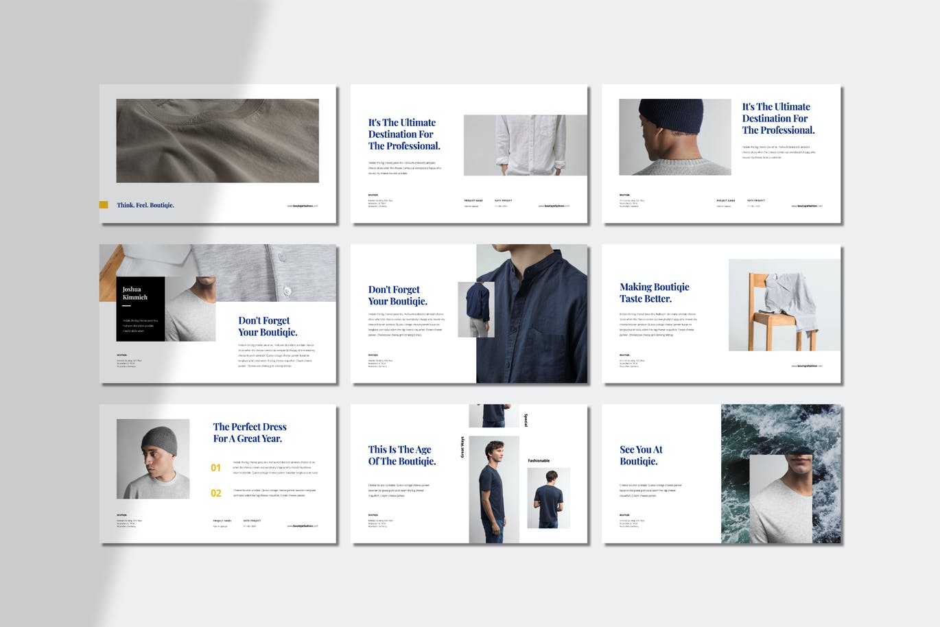 高端时尚简约清新好用的专业时装表演powerpoint幻灯片演示模板（pptx）