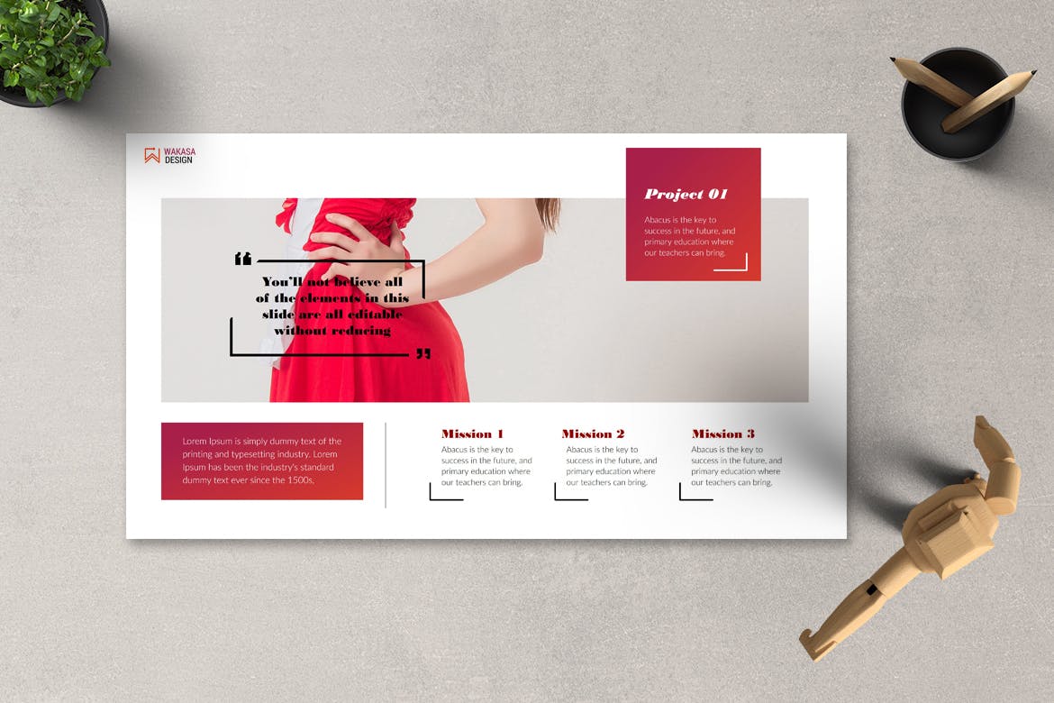 时尚创意PPT模板下载（PPTX）