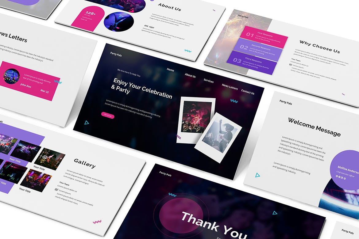 时尚的商业计划书PPT模板下载（PPTX）