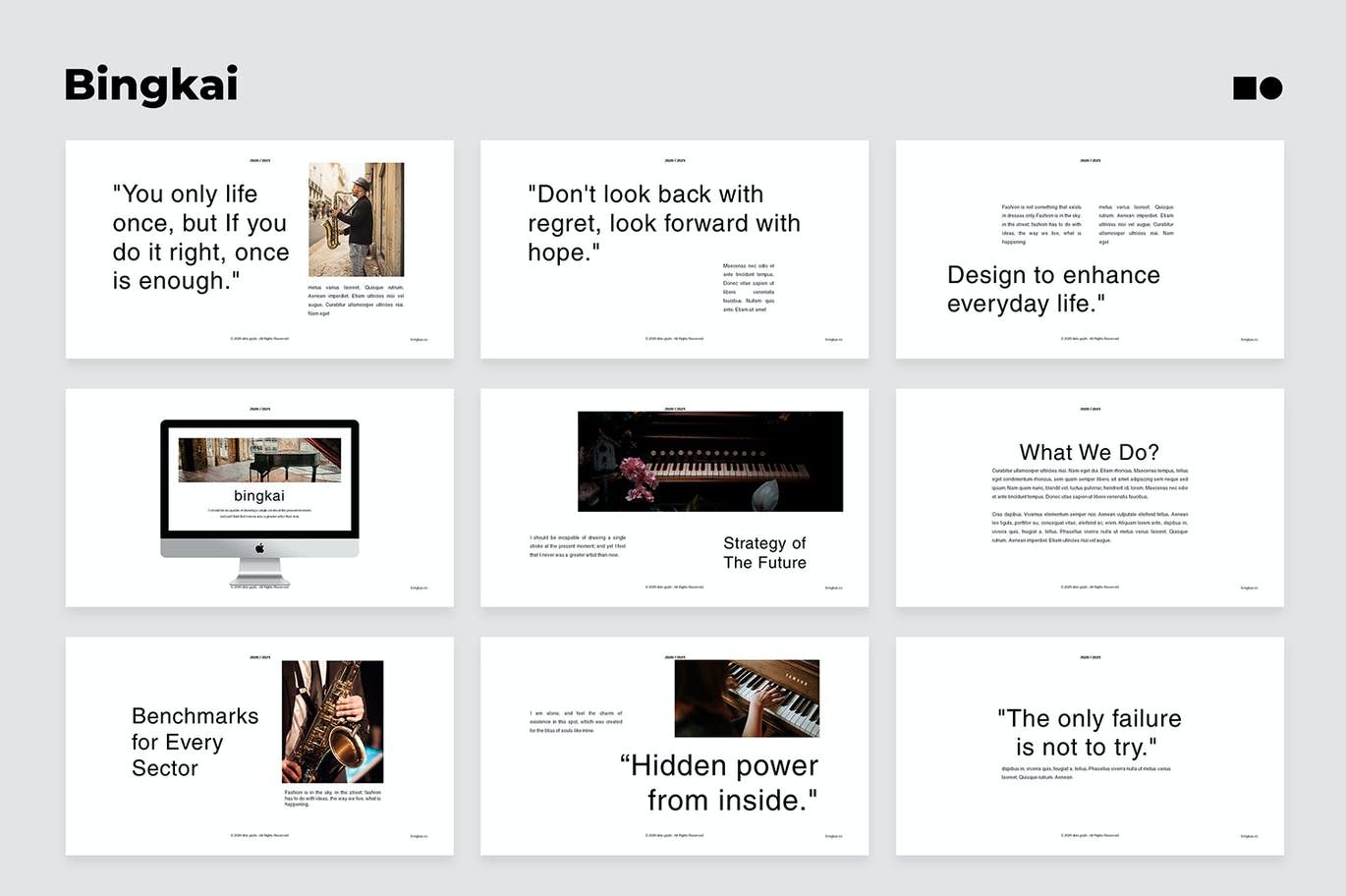 时尚高端简约清新多用途的高品质powerpoint幻灯片演示模板（pptx）