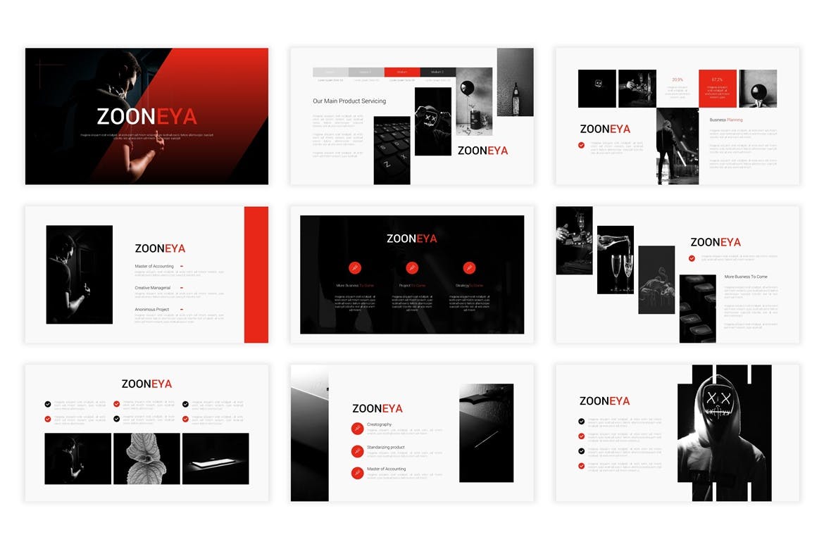 简约好用的多用途大数据powerpoint幻灯片演示模板（pptx）