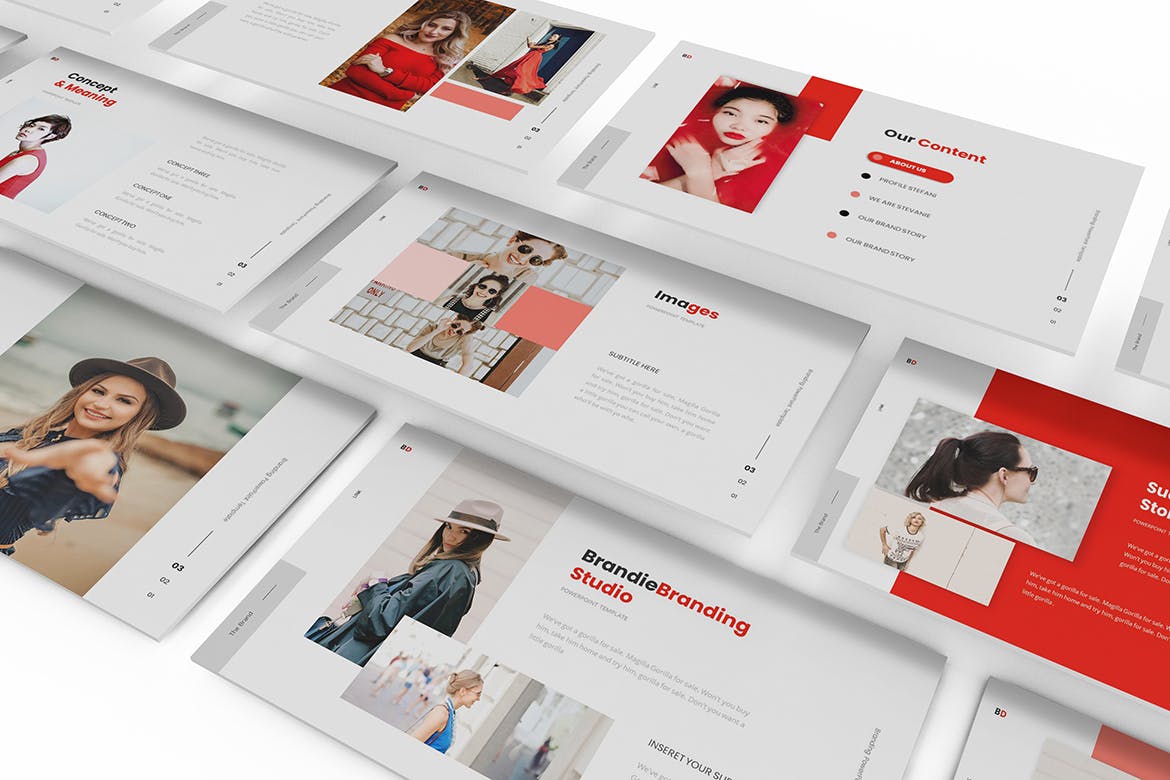 时尚高端简约清新多用途的高品质品牌主题演讲keynote幻灯片演示模板（key）