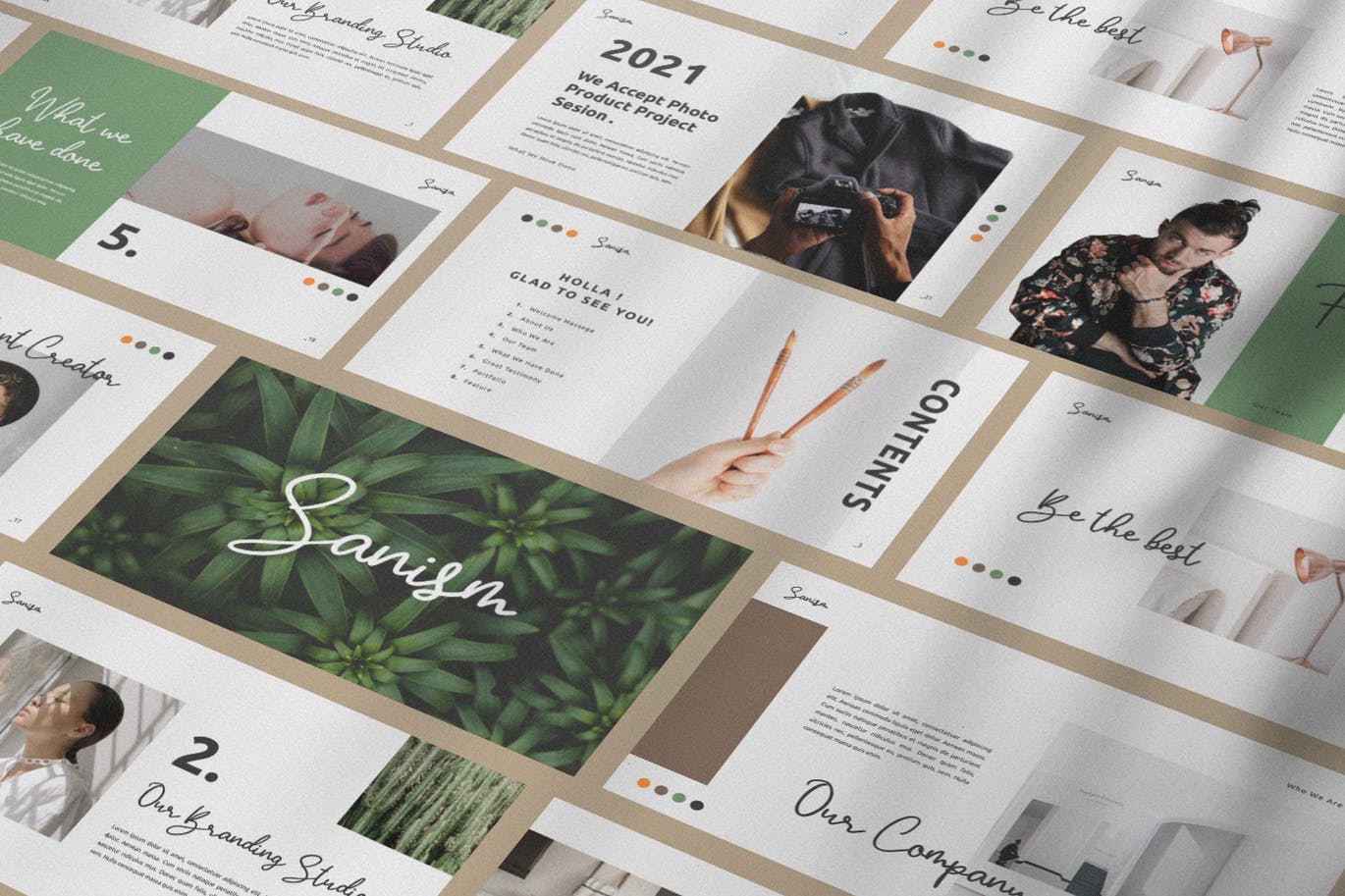 时尚高端专业优雅的高品质多用途powerpoint幻灯片演示模板（pptx）