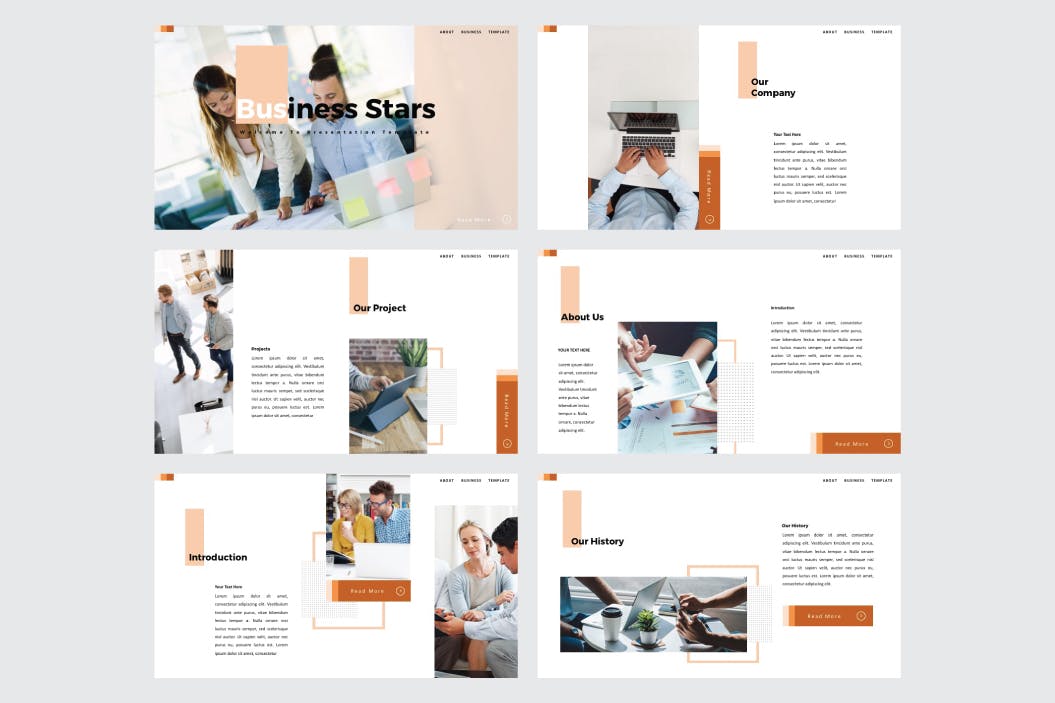 简约时尚高端清新优雅powerpoint幻灯片演示模板（pptx）