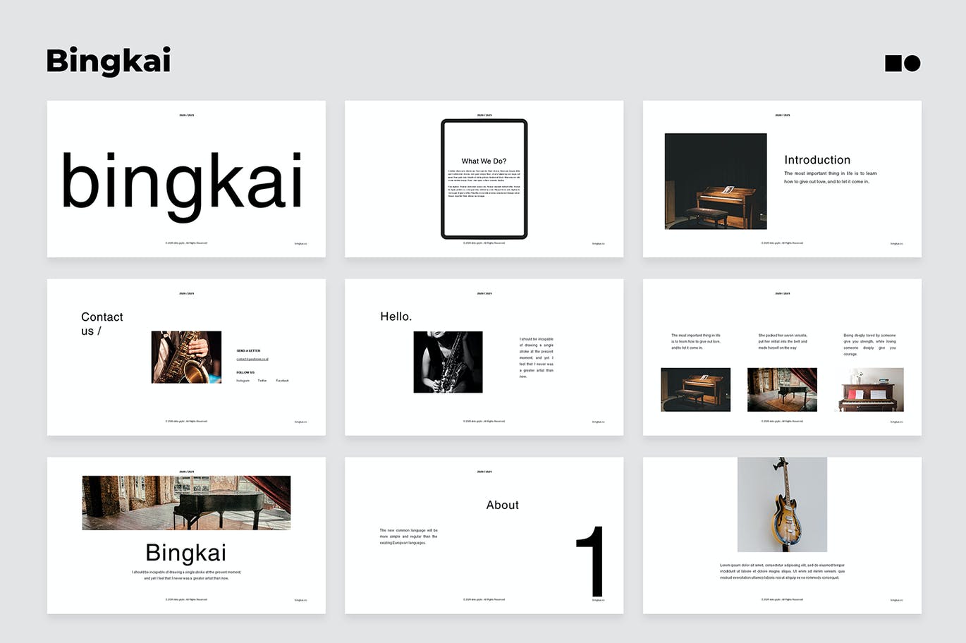 时尚高端简约清新多用途的高品质powerpoint幻灯片演示模板（pptx）