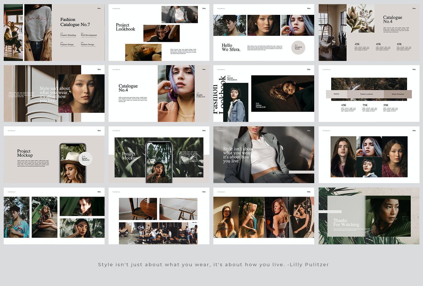 时尚大图PPT模板下载(PPTX)