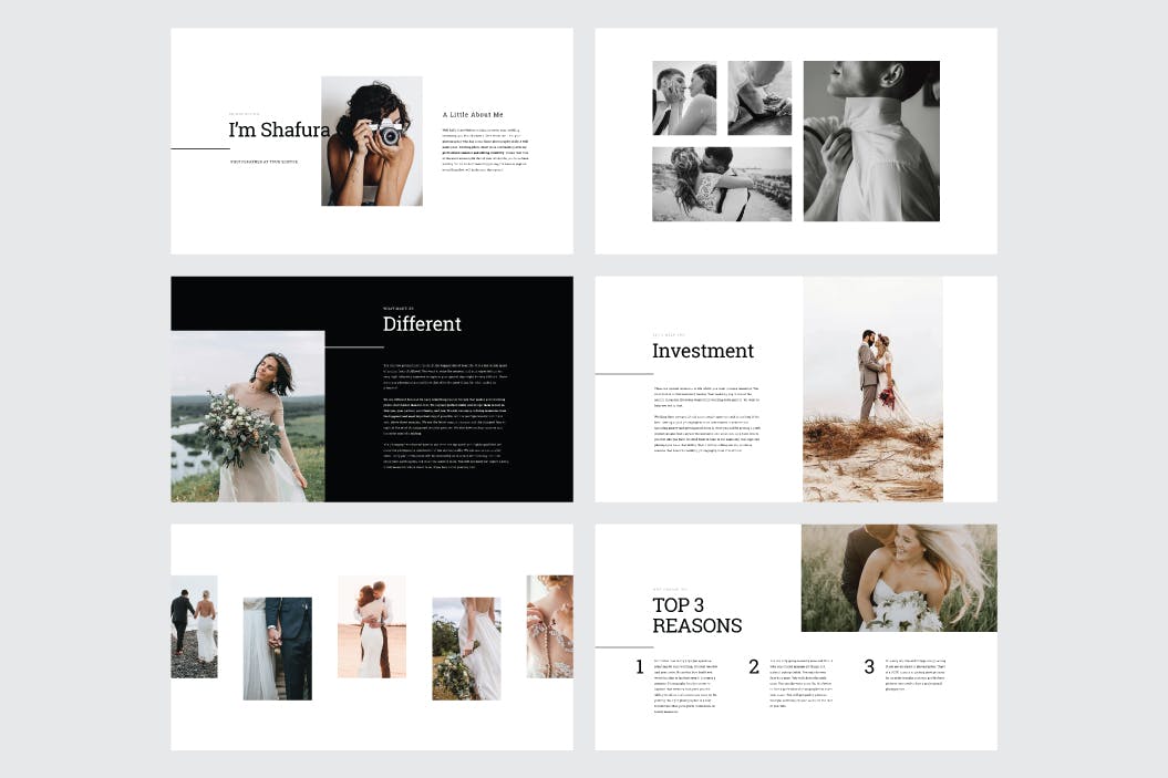 婚礼主题的PPT模板下载(PPTX)