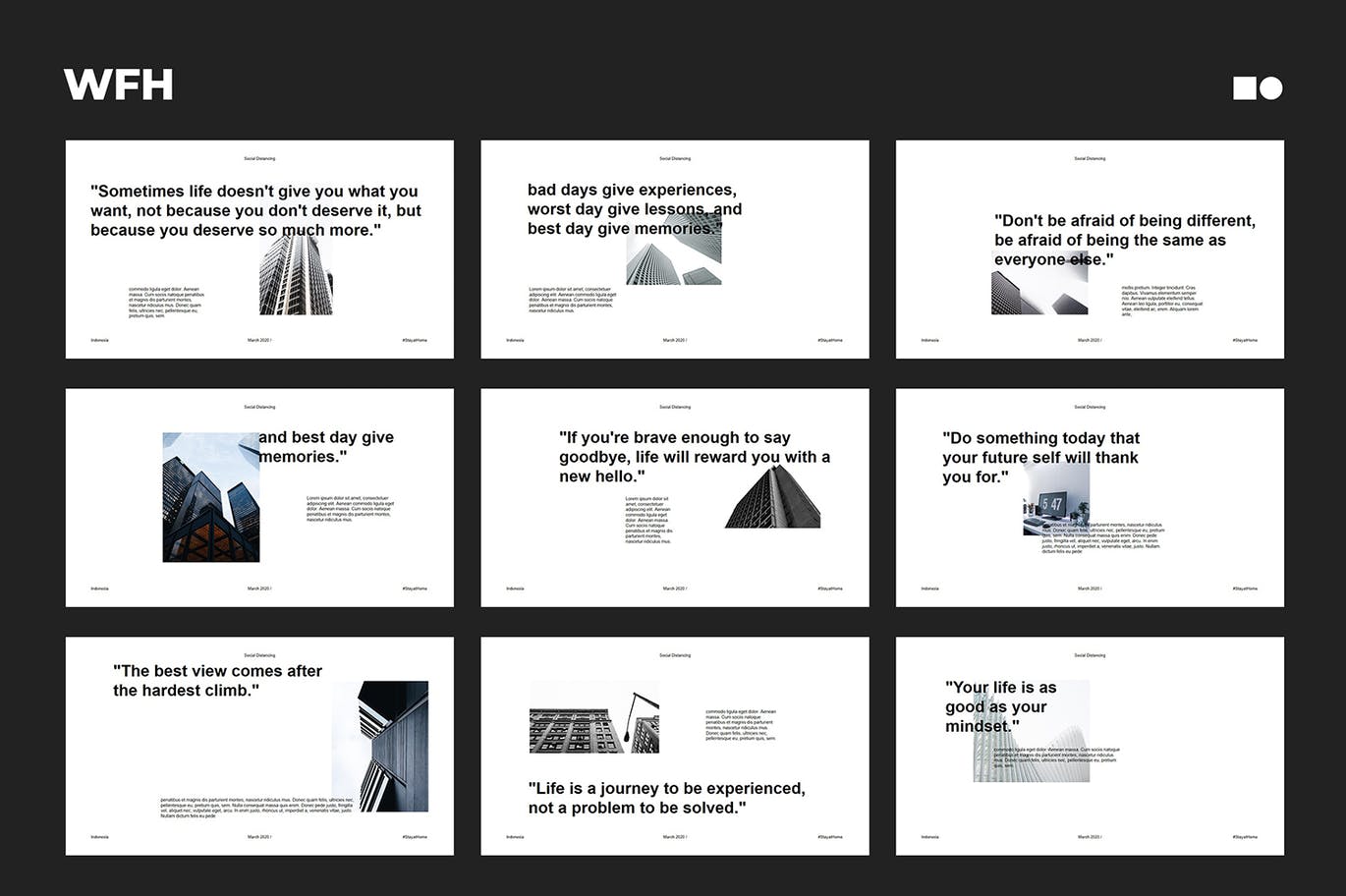 时尚高端简约多用途的高品质powerpoint幻灯片演示模板（pptx）
