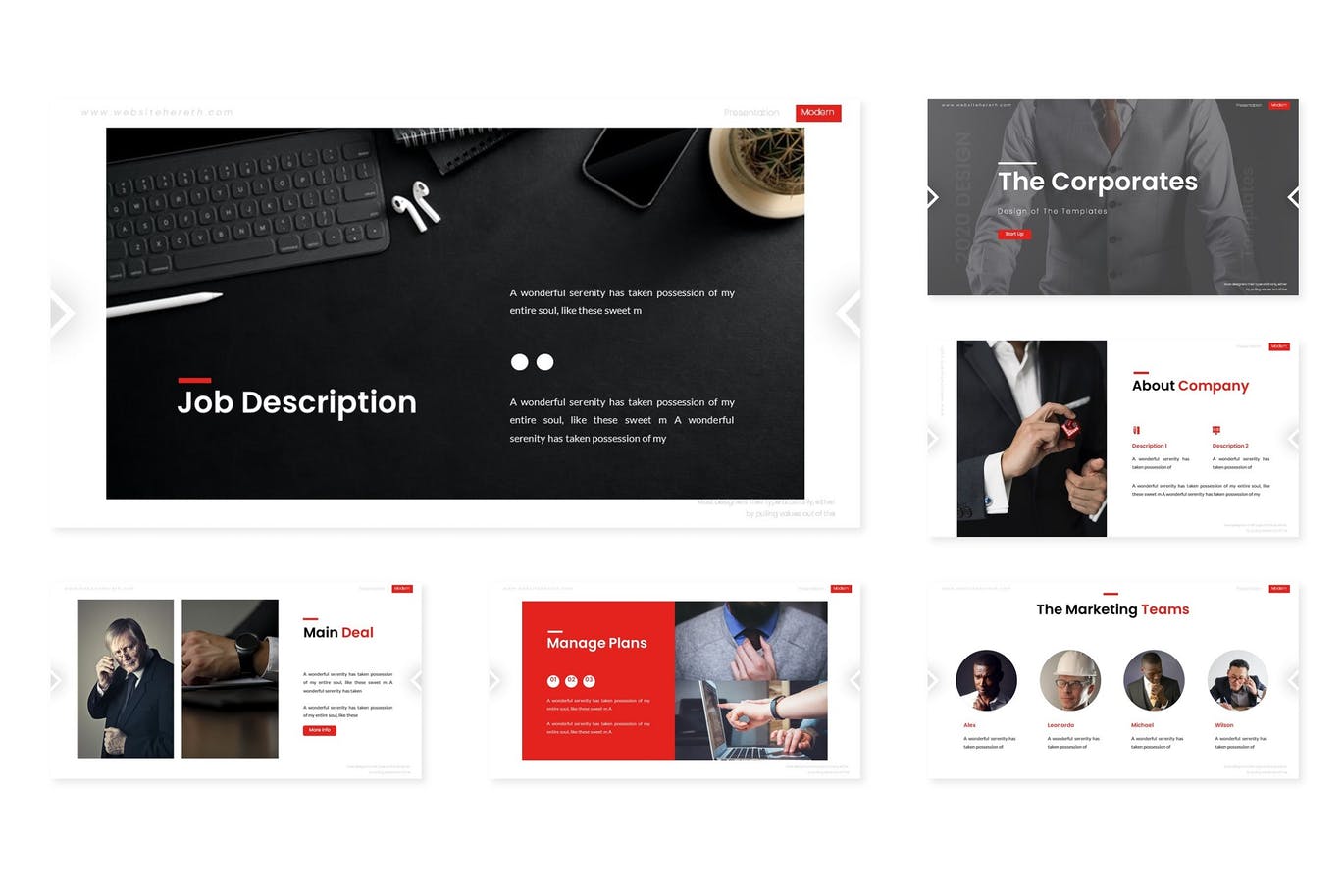 简约好用的大数据powerpoint幻灯片演示模板（pptx）