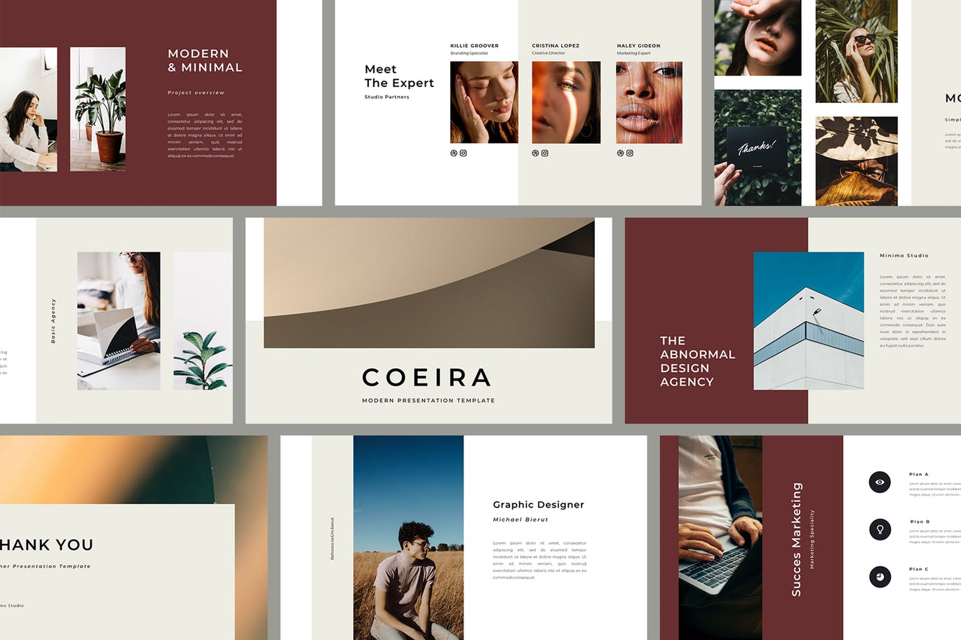 优雅简约商业商务提案powerpoint幻灯片演示模板（pptx）