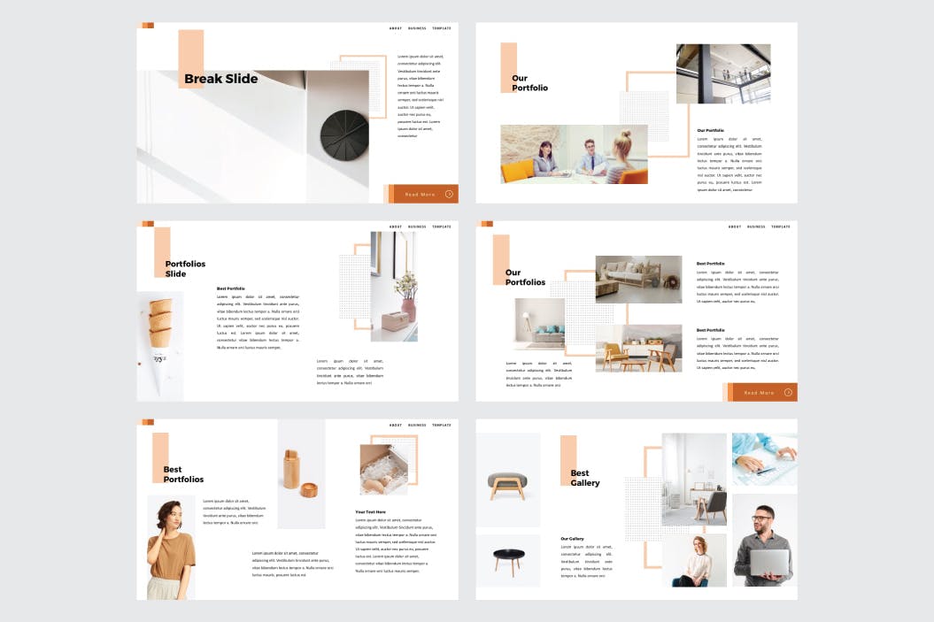 简约时尚高端清新优雅powerpoint幻灯片演示模板（pptx）