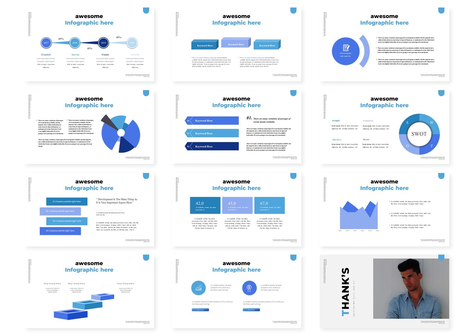 极简主义时尚PPT模板(PPTX)