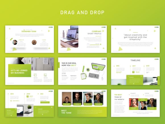 创意的企业多用途业务演示PPT幻灯片模板