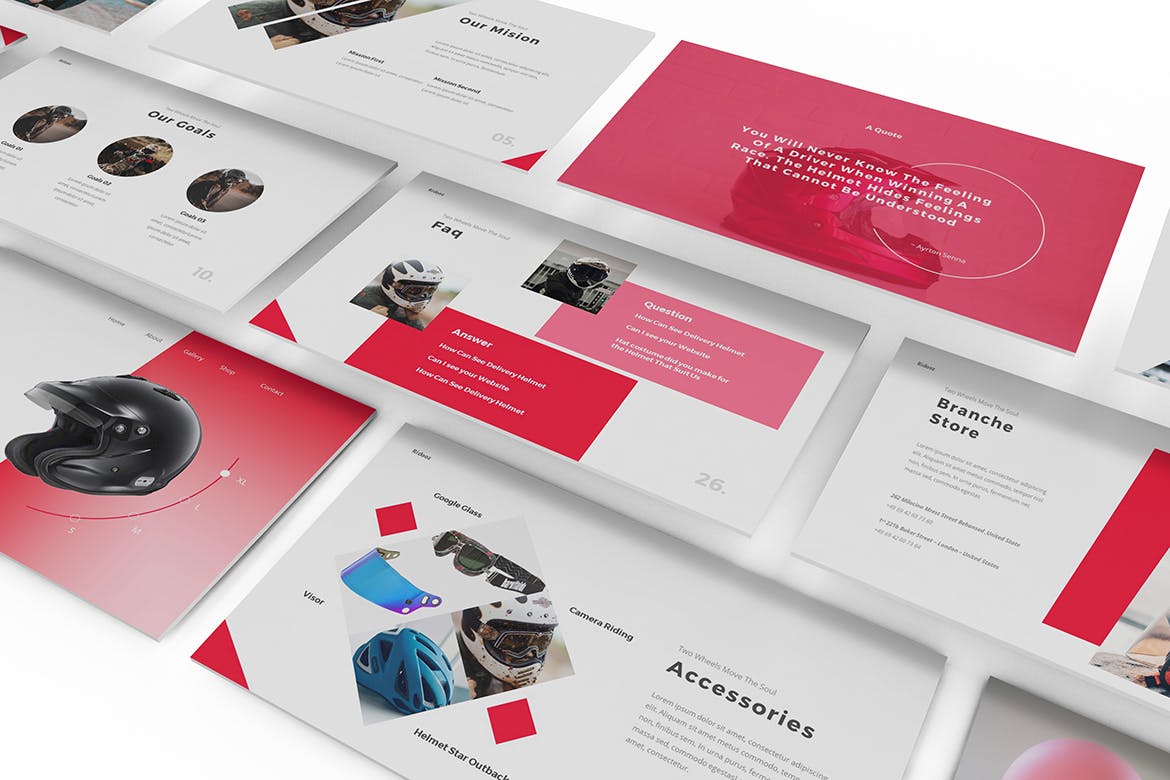 时尚的产PPT模板下载（PPTX）