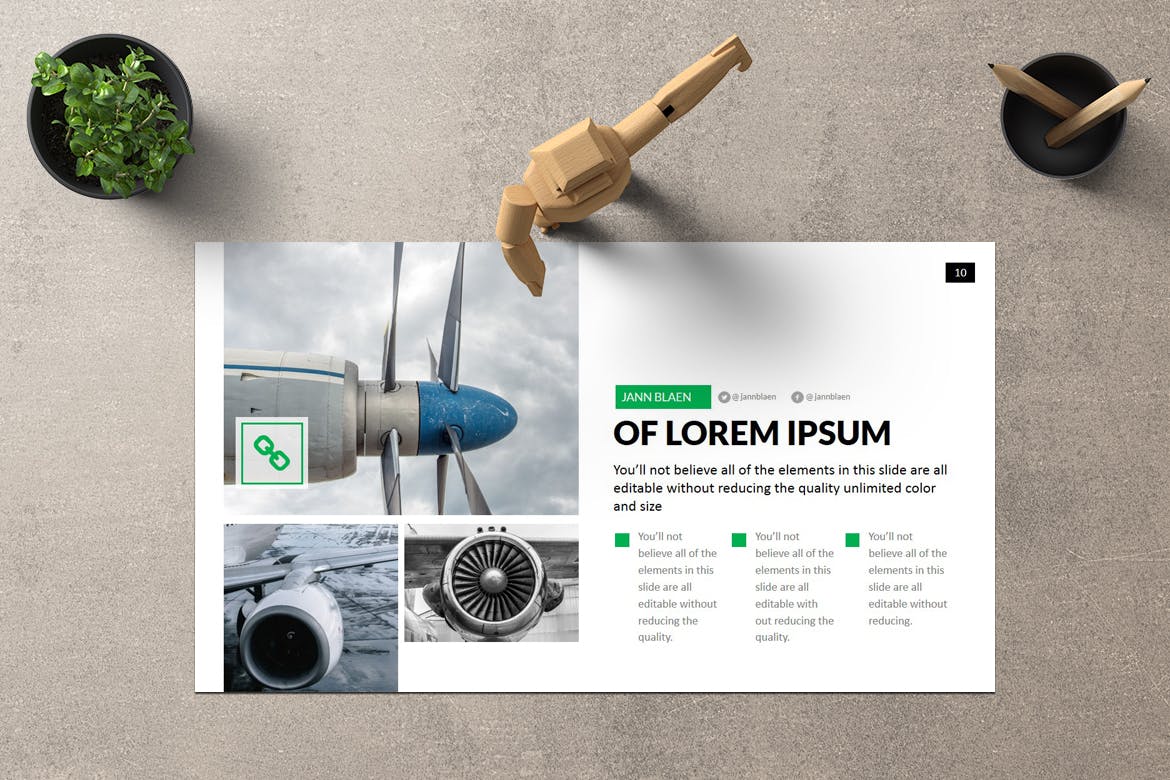 干净用途广泛的设计PPT模板下载（PPTX）