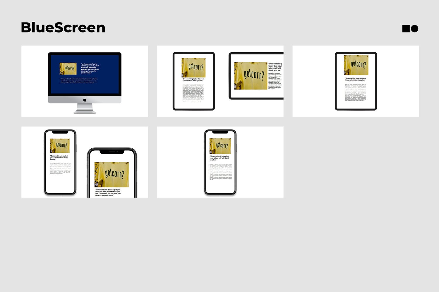 个性蓝色风格的PPT模板（PPTX）