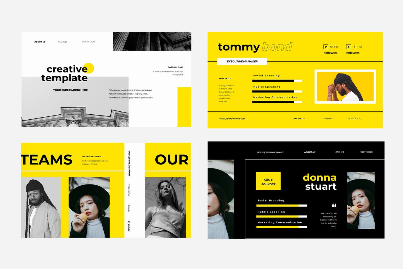 时尚高端简约多用途大数据powerpoint幻灯片演示模板（pptx）