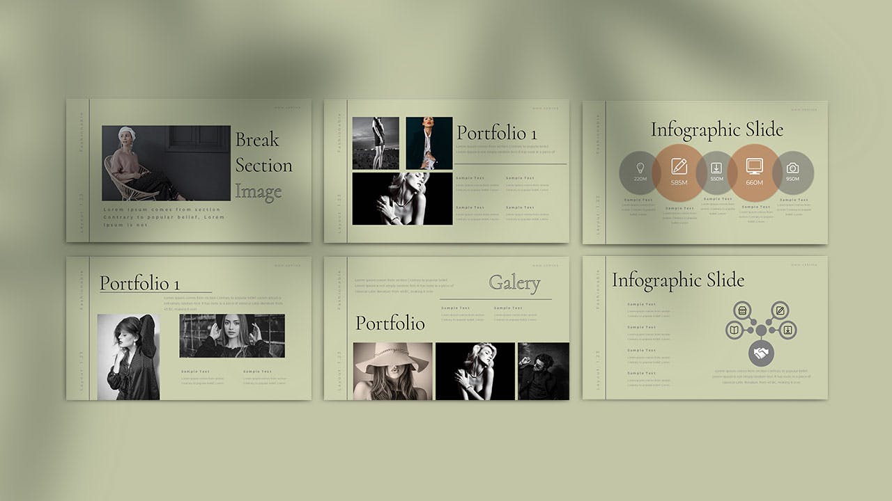 文艺风格多功能PPT模板（PPTX）