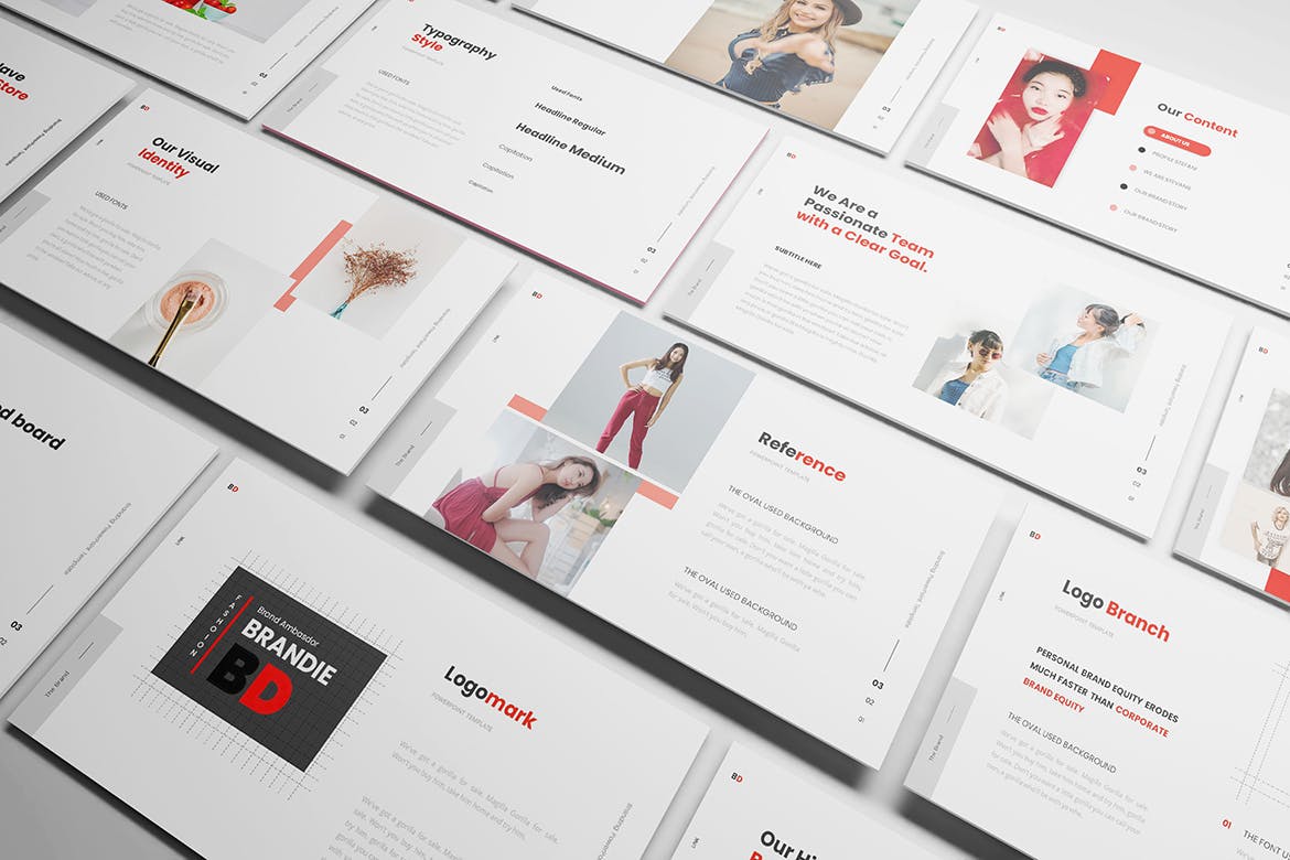 时尚高端简约清新多用途的高品质品牌主题演讲keynote幻灯片演示模板（key）