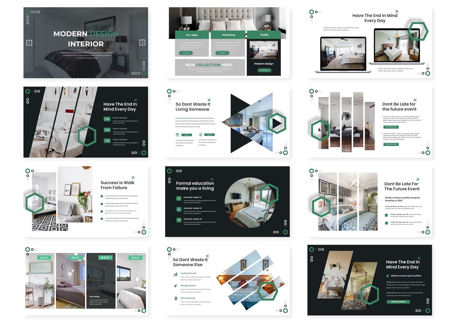 内部工作汇报-Powerpoint模板 (PPTX)