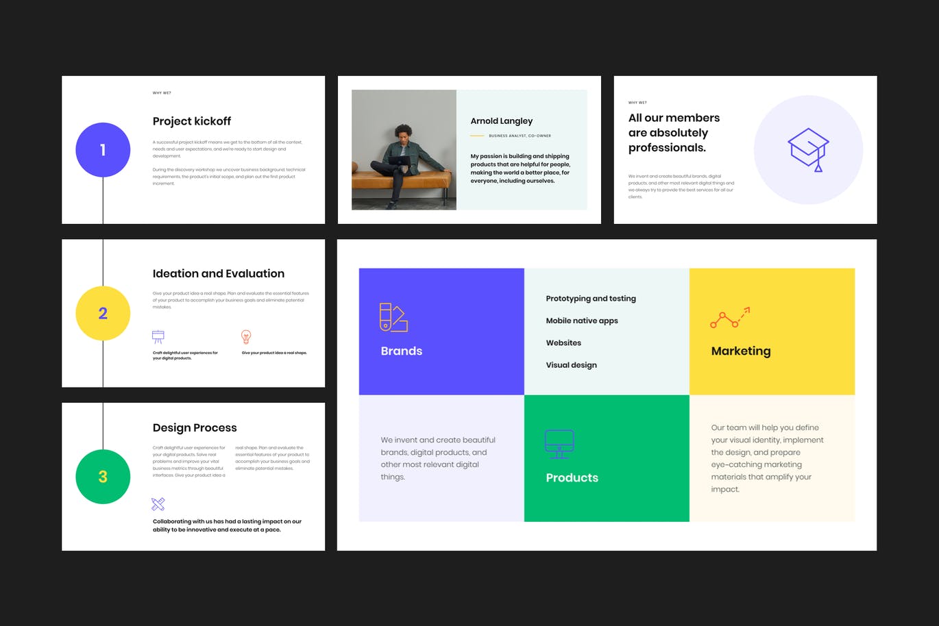 时尚高端简约多用途的现代流行风格powerpoint提案幻灯片演示模板（pptx）