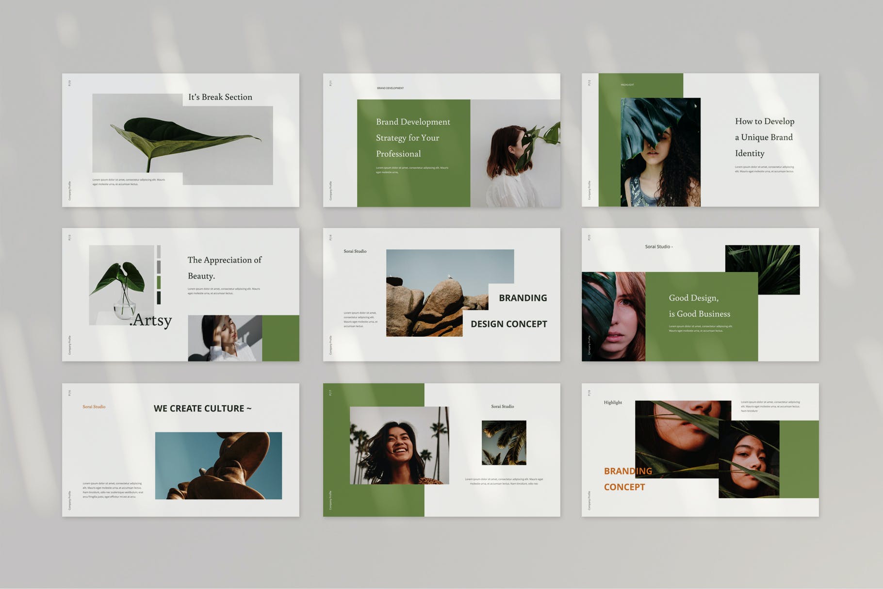 极简主义大图PPT模板下载(PPTX)