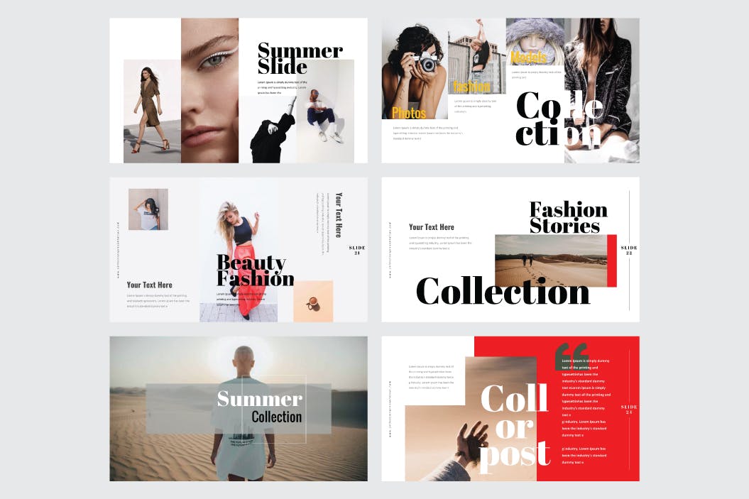 时尚高端优雅简约清新好用的高品质powerpoint幻灯片演示模板（pptx）