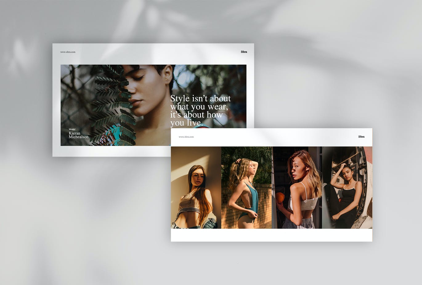 时尚大图PPT模板下载(PPTX)