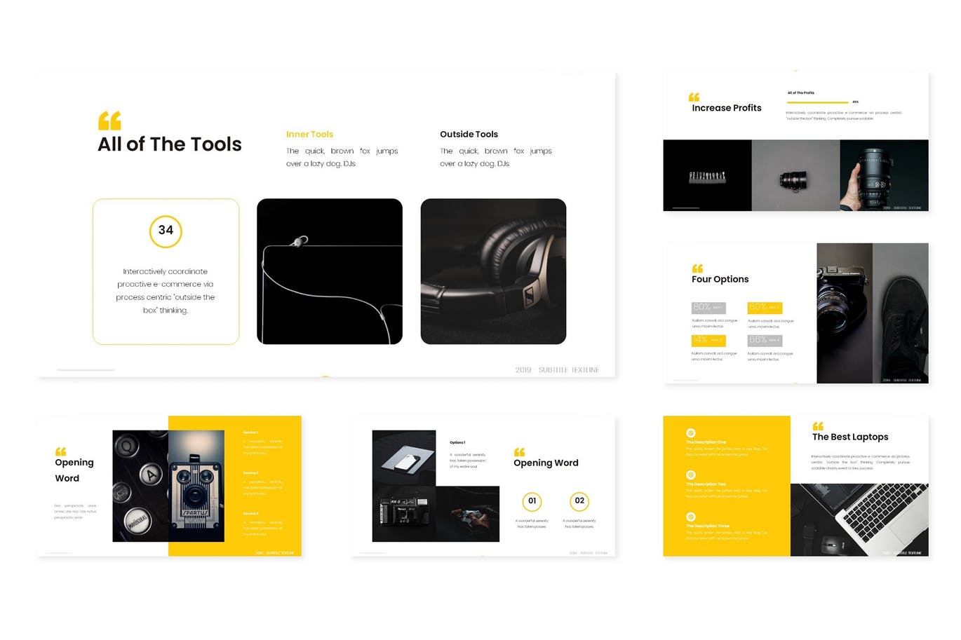 简约好用的高品质专业powerpoint幻灯片演示模板（pptx）