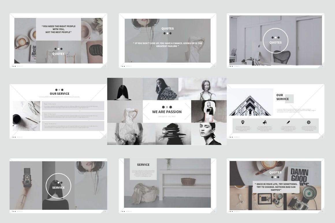 专业独特精细的PPT模板下载