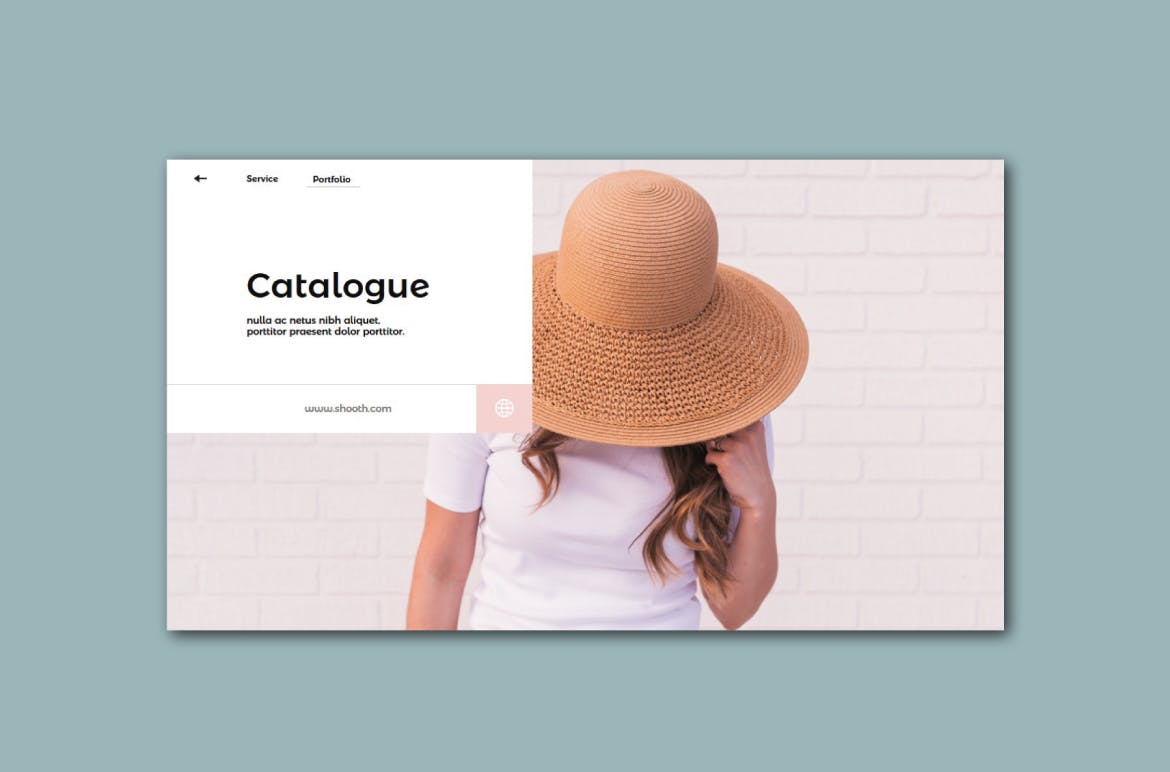 时尚简约的PPT模板模板(PPTX)