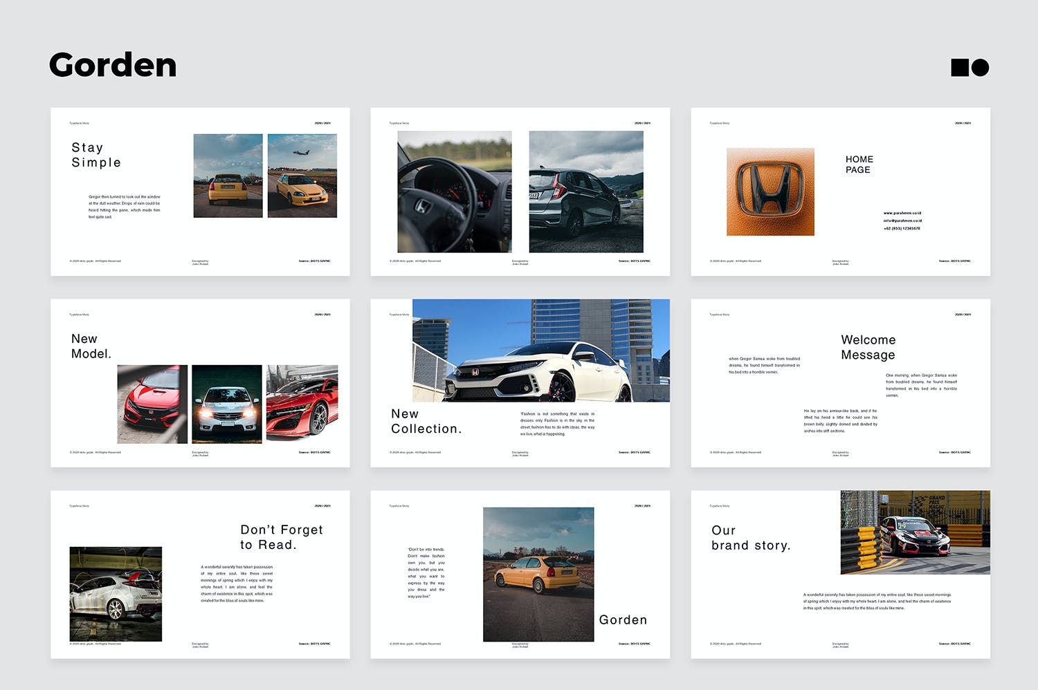 极简主义优雅的时尚PPT模板（PPTX）