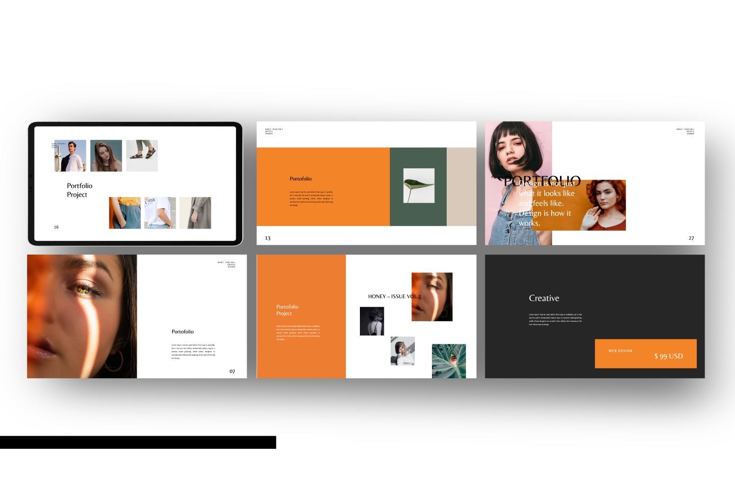 时尚有创意的PPT模板下载[PPTX]