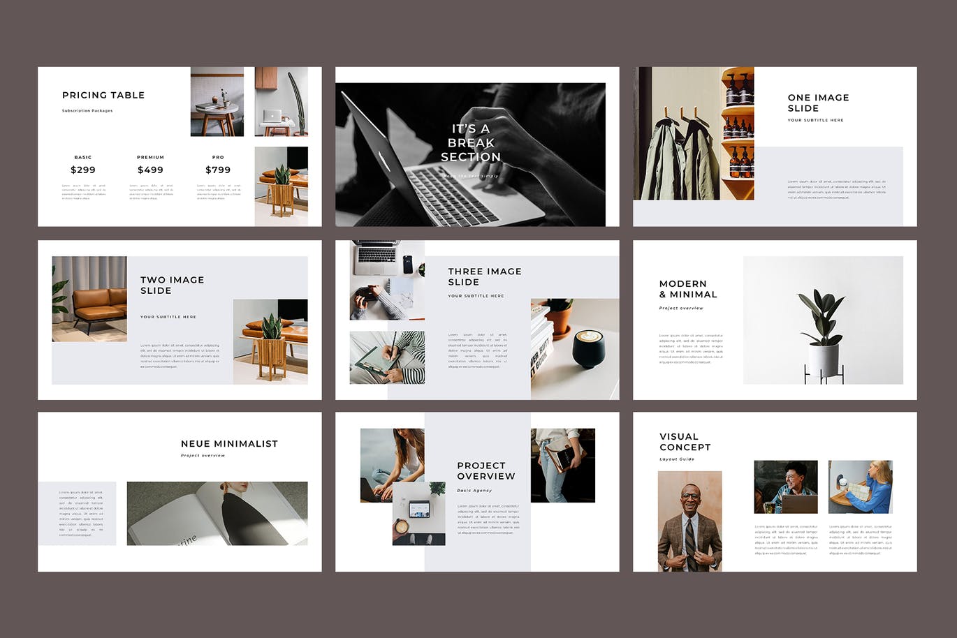 时尚高端简约欧美流行风格多用途powerpoint幻灯片演示模板（pptx）